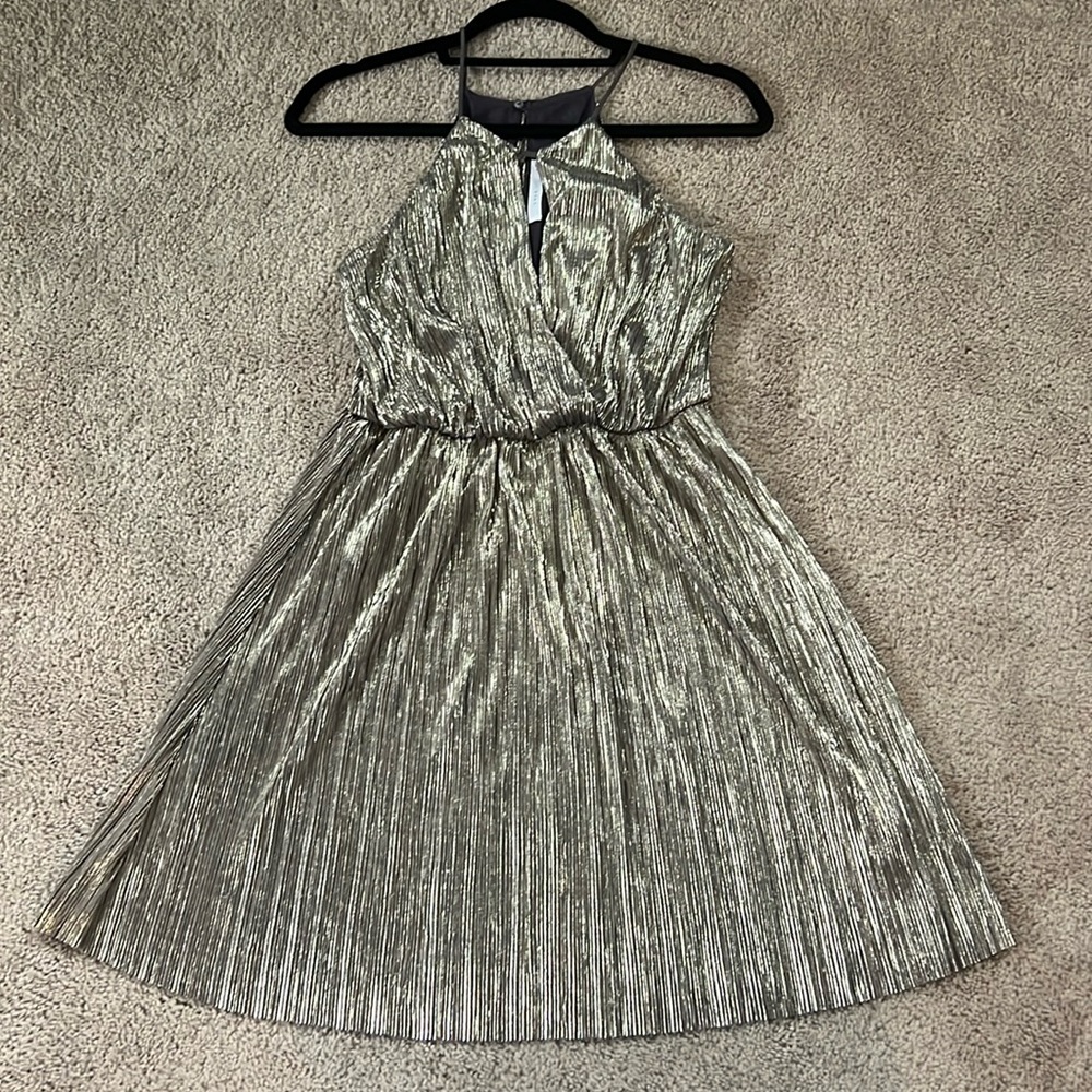 Silvery, thin dress